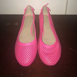 Billie Ballet Flats - Neon Pink
