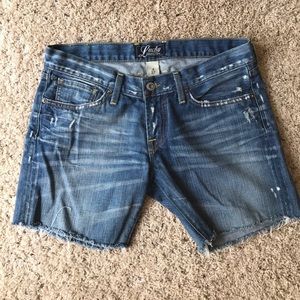 Lucky Brand Riley Distressed Shorts
