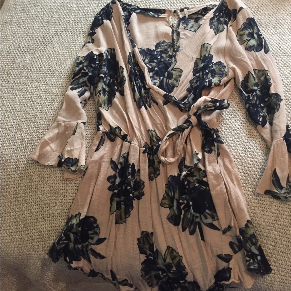 Free people floral romper