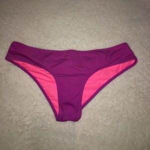 Purple VS cheeky bikini bottom