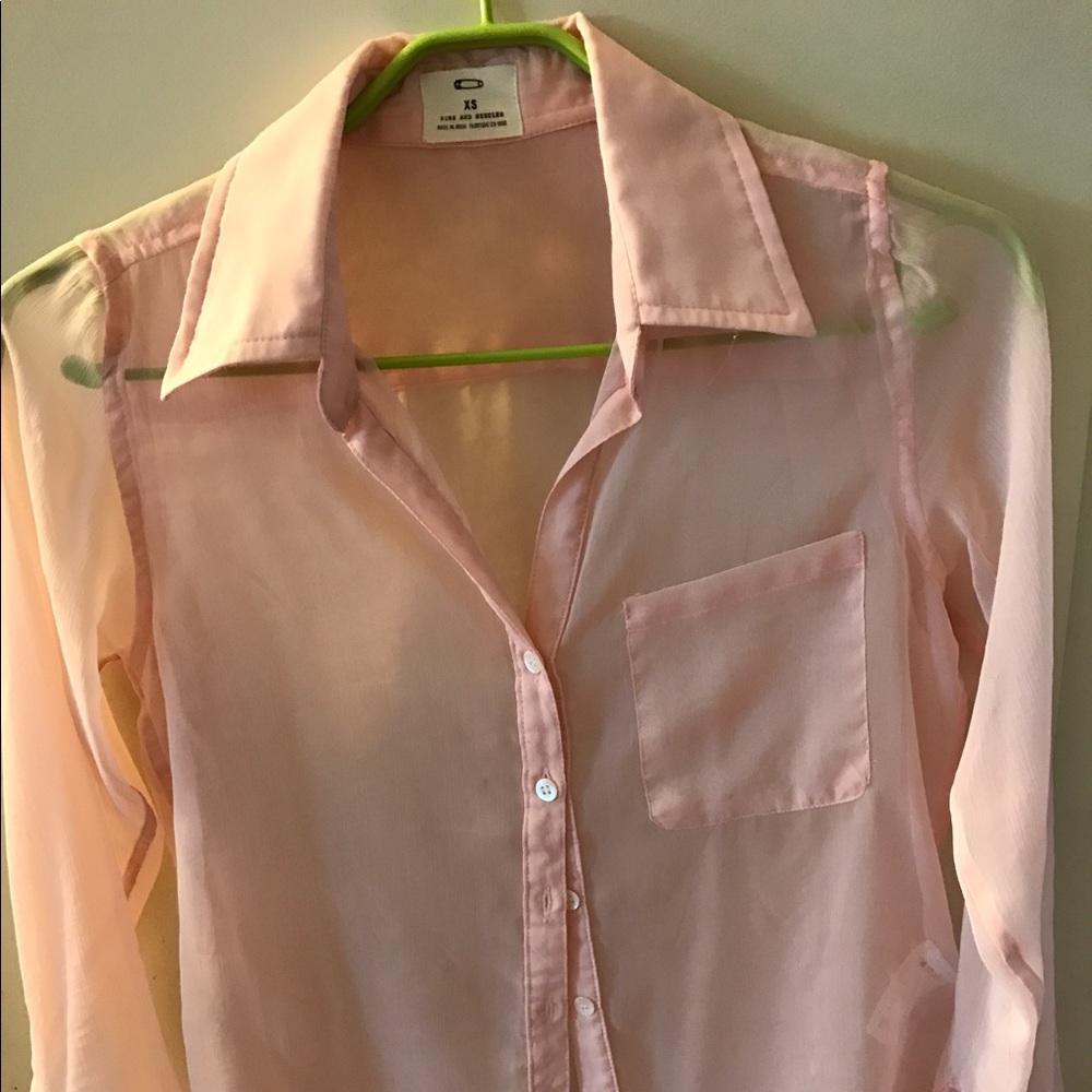 long sleeves chiffon women blouse