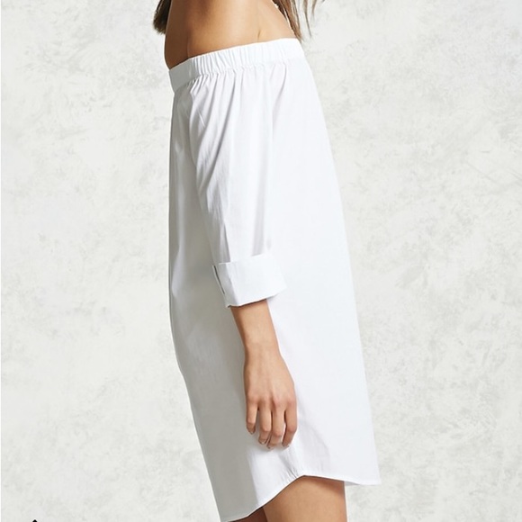 Off-the shoulder mini dress - Picture 2 of 5