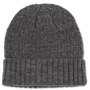 Unisex Fleece Lined Gray Beanie