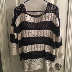 Slouchy Striped Sweater