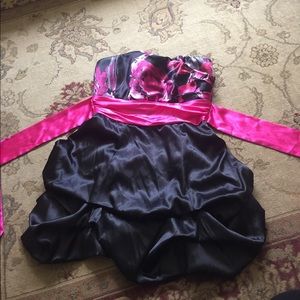 Strapless Semi-Formal Dress