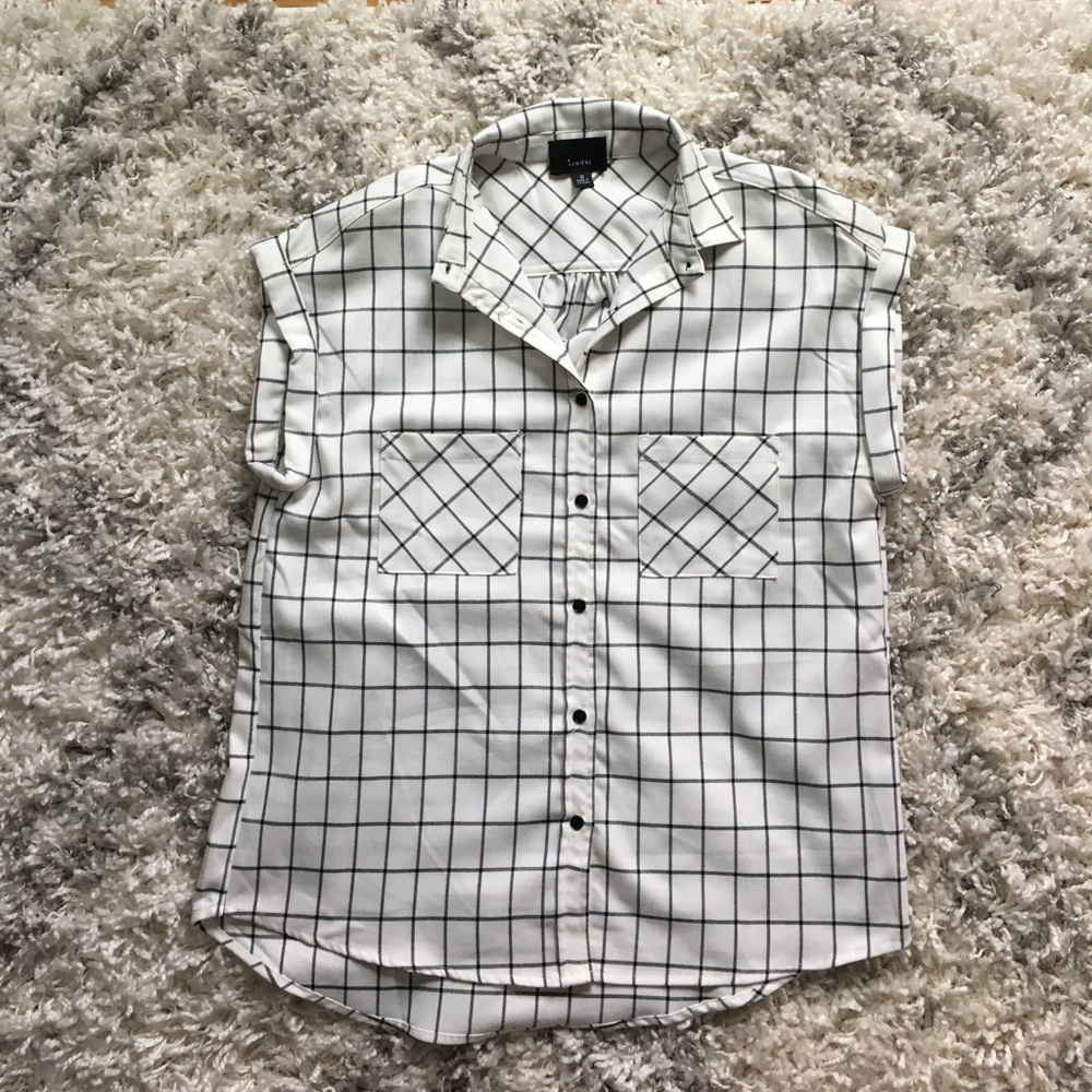 Modcloth black and white top