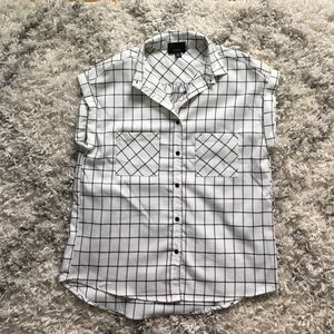 Modcloth black and white top