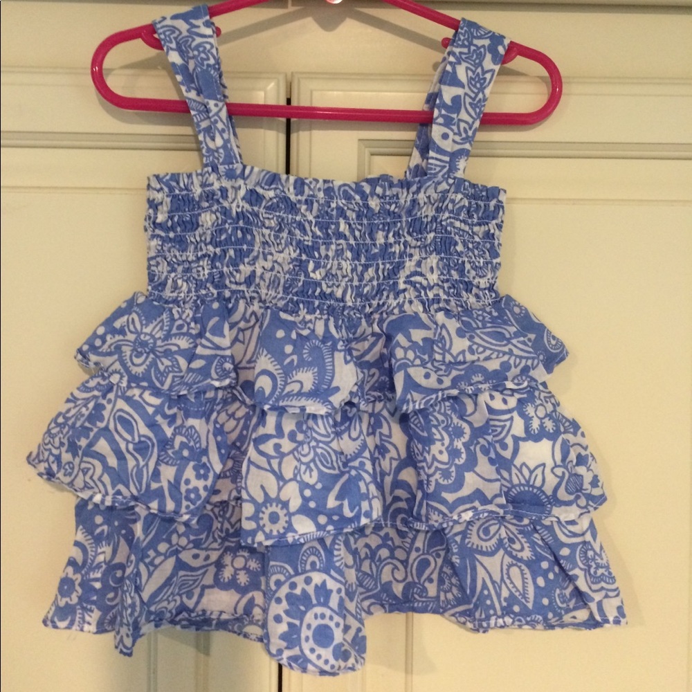 Old Navy Girls Sleeveless Top bluewhite size XS(5)