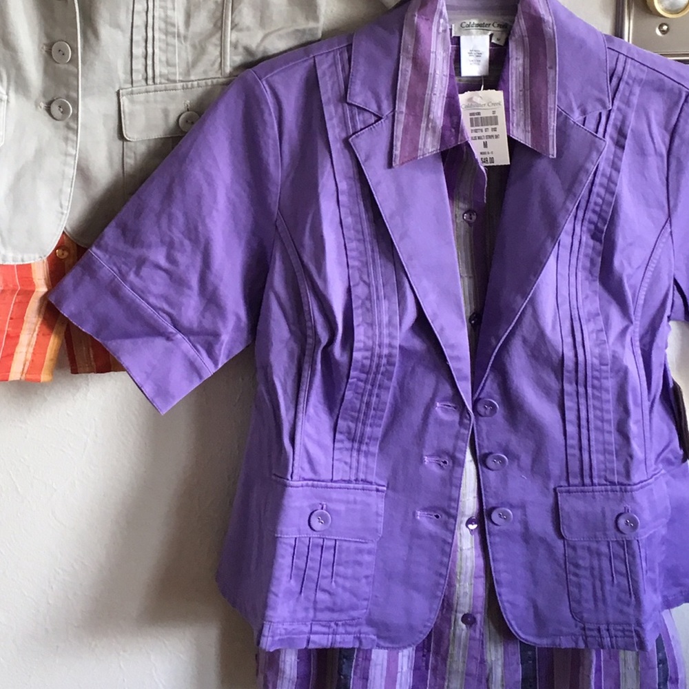Purple Coldwater Creek jacket