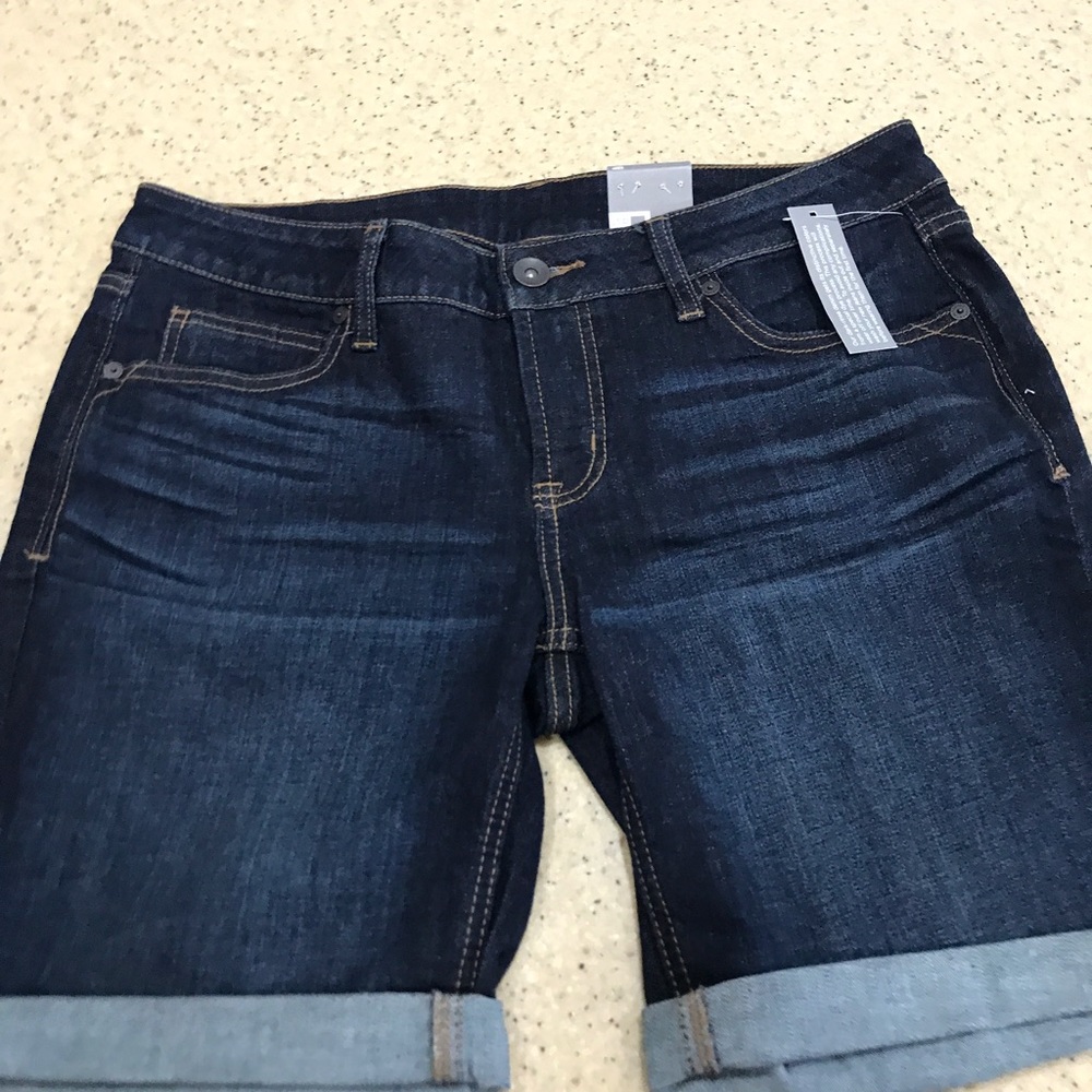 JCPenney Bermuda Jean shorts.