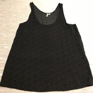 Frenchi Tank Top - Black/White