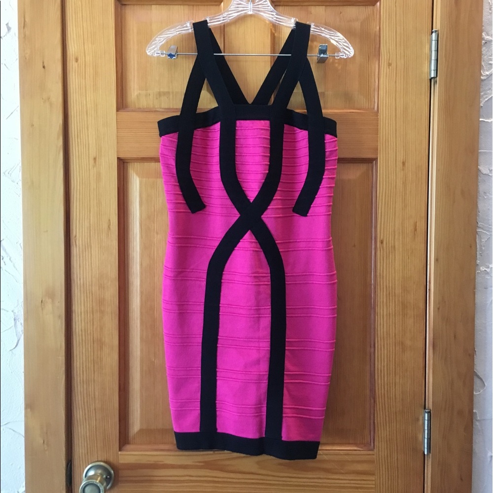 Pink & Black "Say What?" Summer Dress