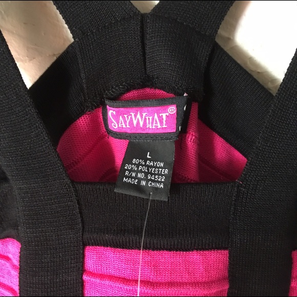 Pink & Black "Say What?" Summer Dress - Picture 2 of 3