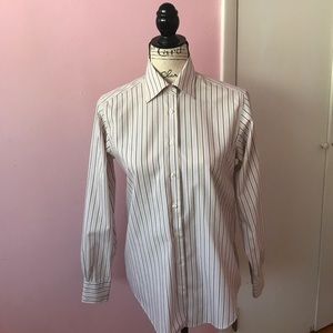 Brooks Brothers Classic Fit ~ Pinstripe blouse.