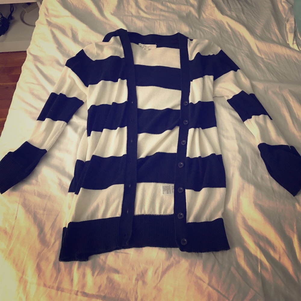 Stripped cardigan