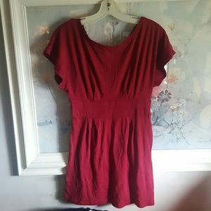 Simple short sleeve Red Forever 21 Dress