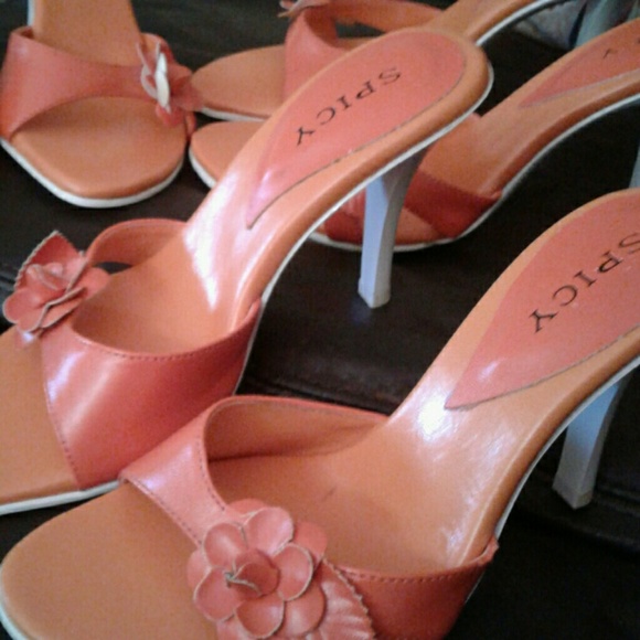 New Orange Sandals 1 Left sz 6 - Picture 3 of 7