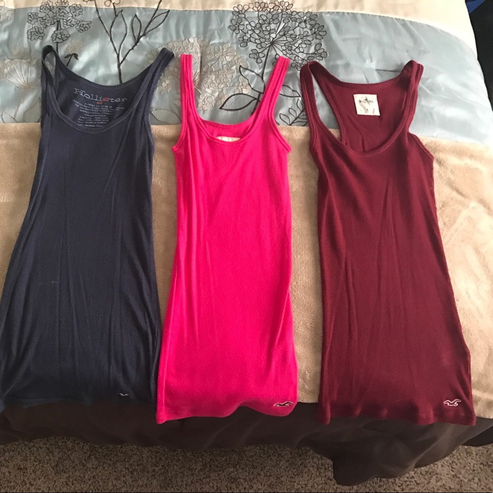 3 Hollister tanks