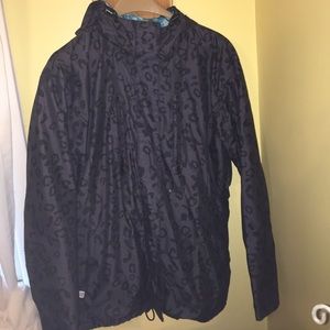 Stylish winter snowboarding jacket