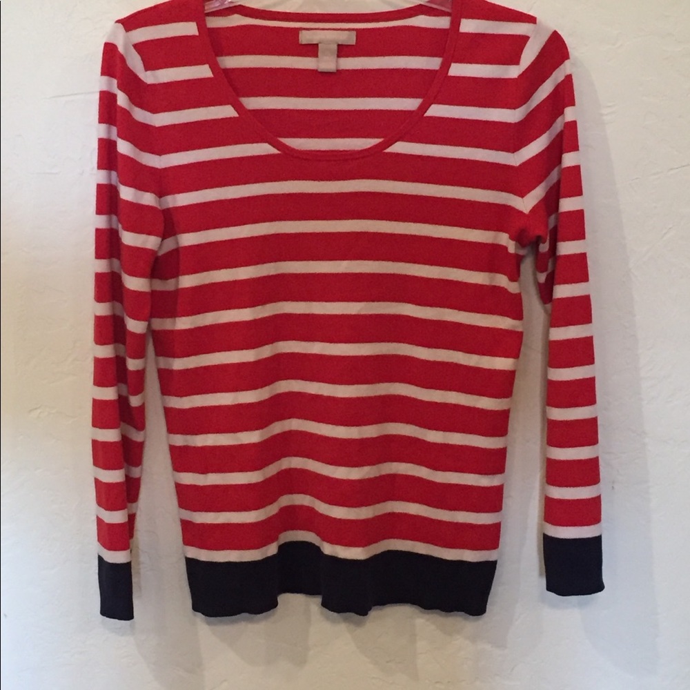 Banana Republic striped boat shirt