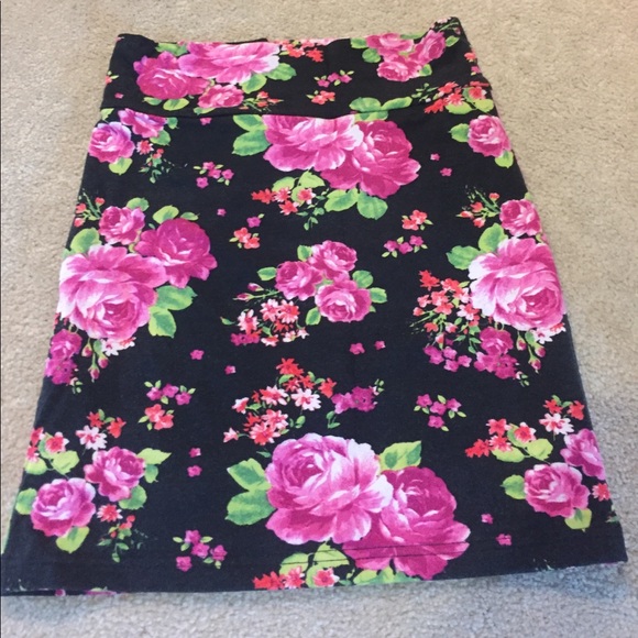 floral fitted pencil skirt - Picture 1 of 1