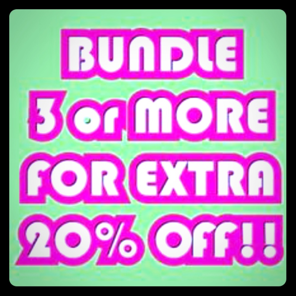 BUNDLE AND SAVE! 😊👍