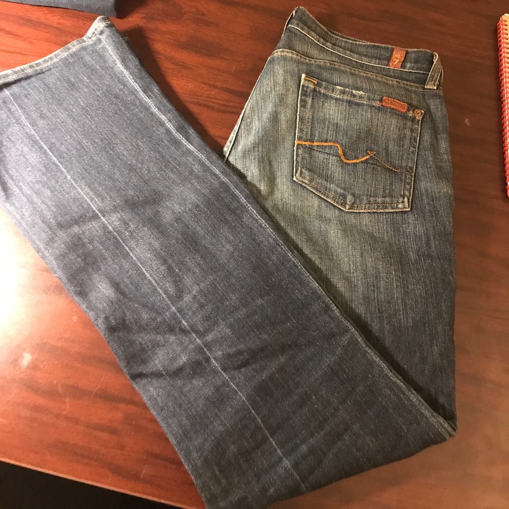 7 for all man kind classic boot cut jeans
