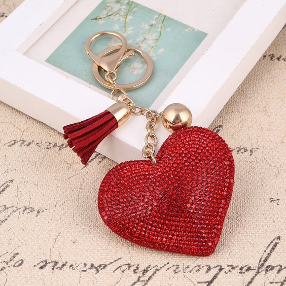 💄Red Heart Purse Charm💄 - Picture 3 of 5