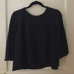 Bjewel Navy Blue Top