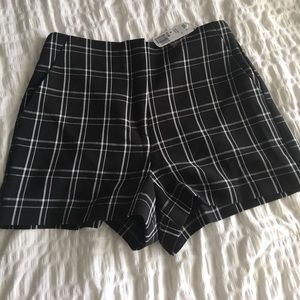 Plaid shorts