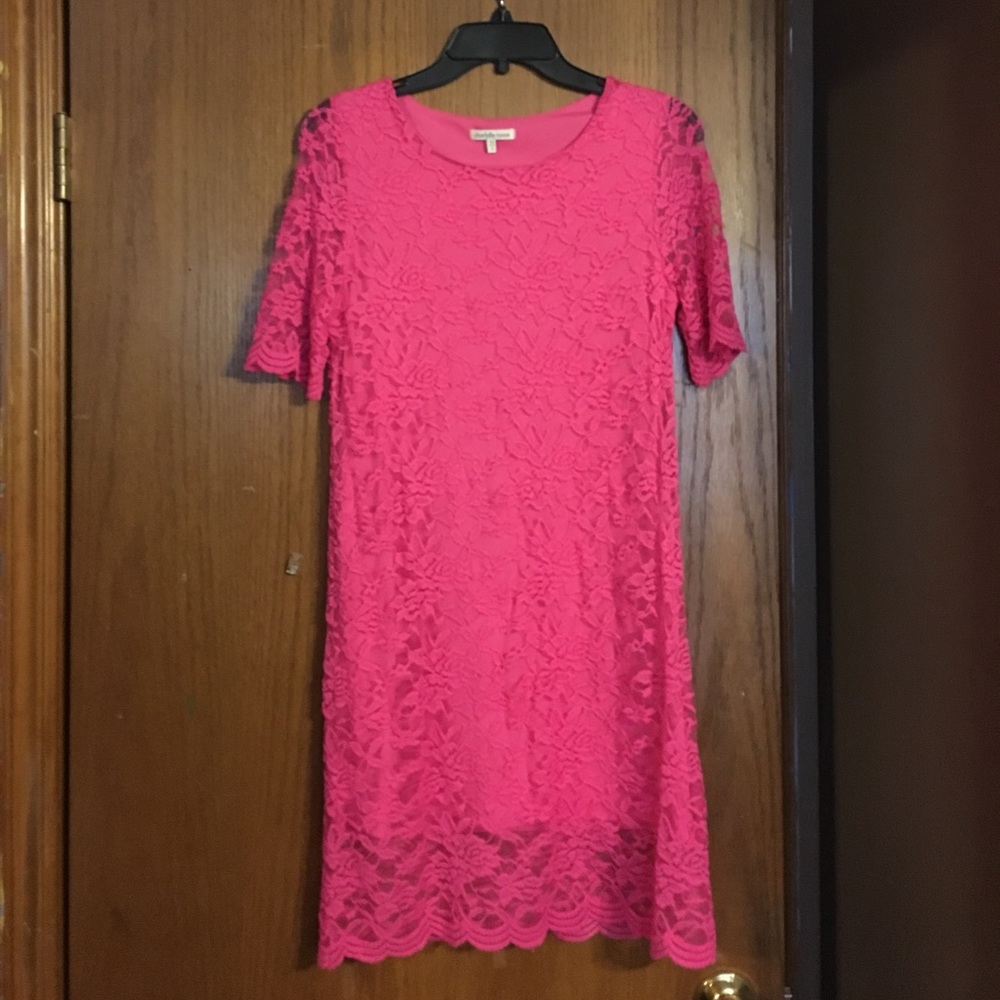Pink Lace Dress