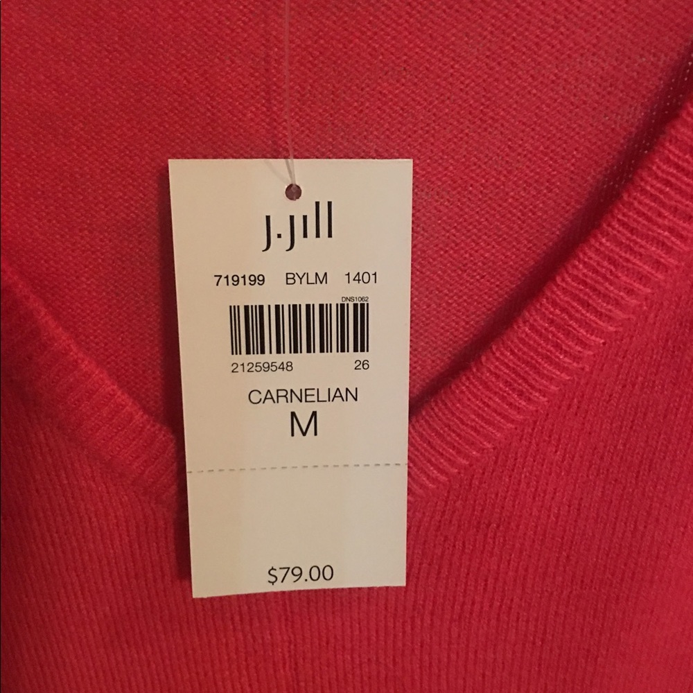 J Jill Sweater color blocked SALE