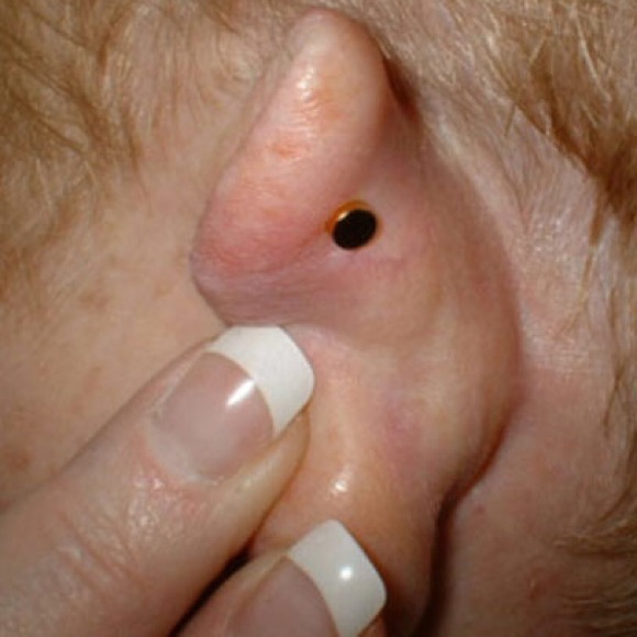 Earring Magnet Acupressure Diamond Like Crystal - Picture 2 of 4