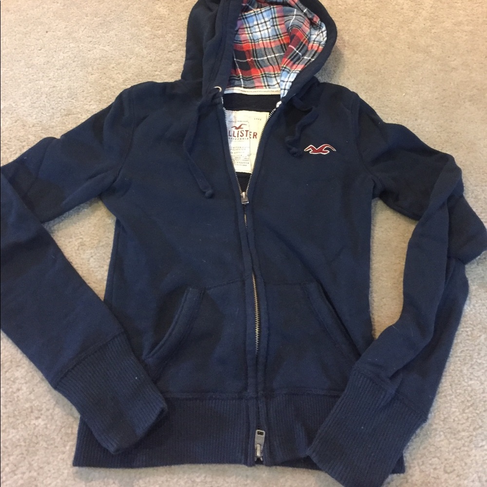 Hollister navy jacket