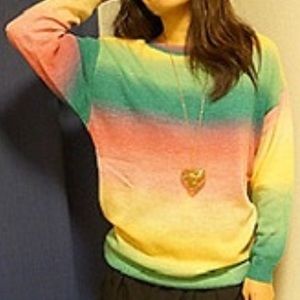 Pastel Rainbow Divided H&M Sweater