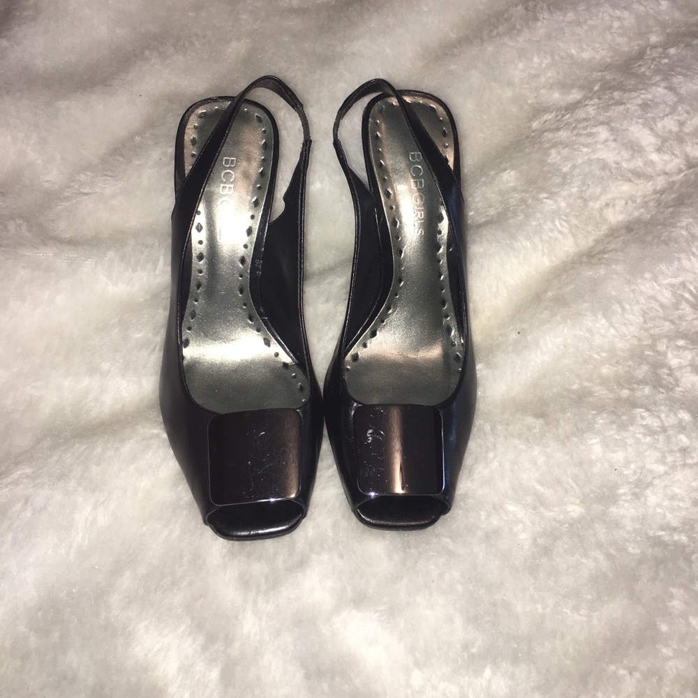 Sling back heels