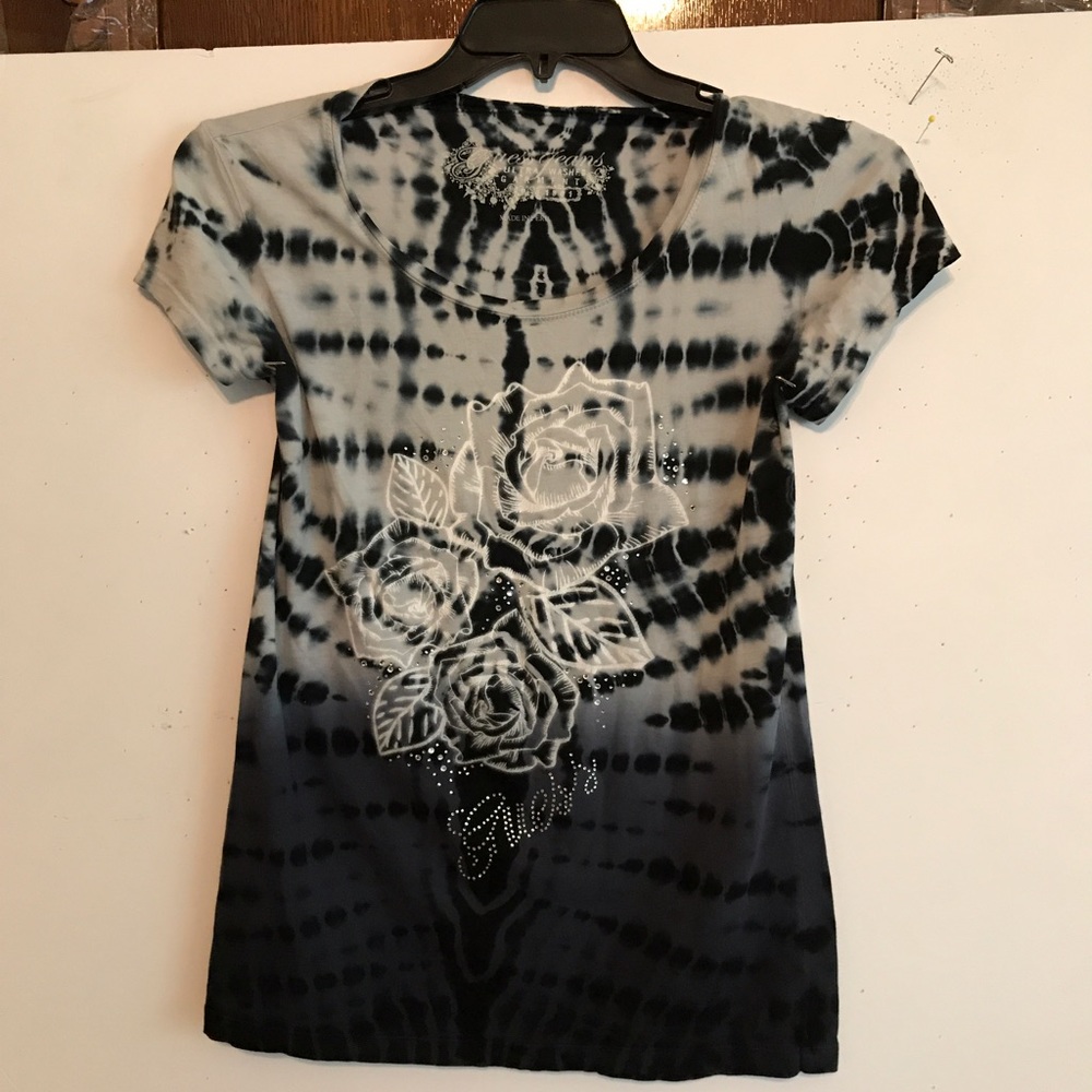 Guess tie dyed short sleeve tee