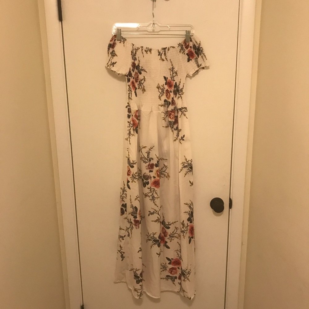 NWT boho off the shoulder floral maxi dress - Picture 5 of 5