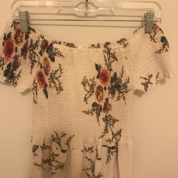 NWT boho off the shoulder floral maxi dress - Picture 4 of 5
