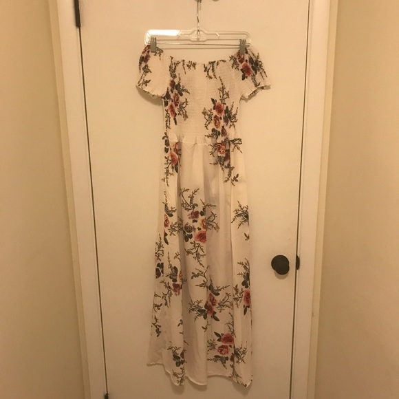 NWT boho off the shoulder floral maxi dress - Picture 5 of 5
