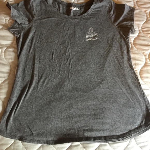 Maurices Tops - Scoop neck logo tee