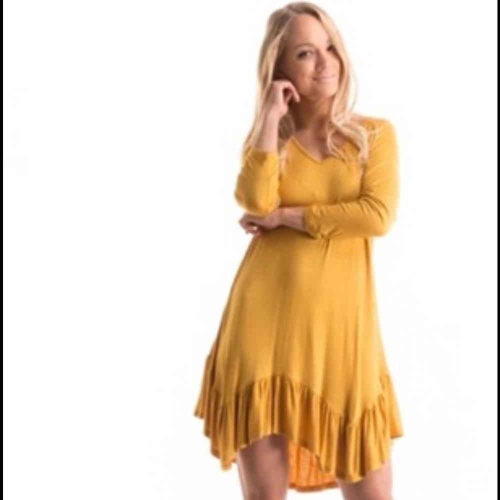 Mustard Dress