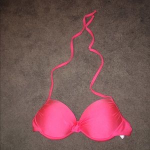 Pink push up bikini top (!!worn once!!)