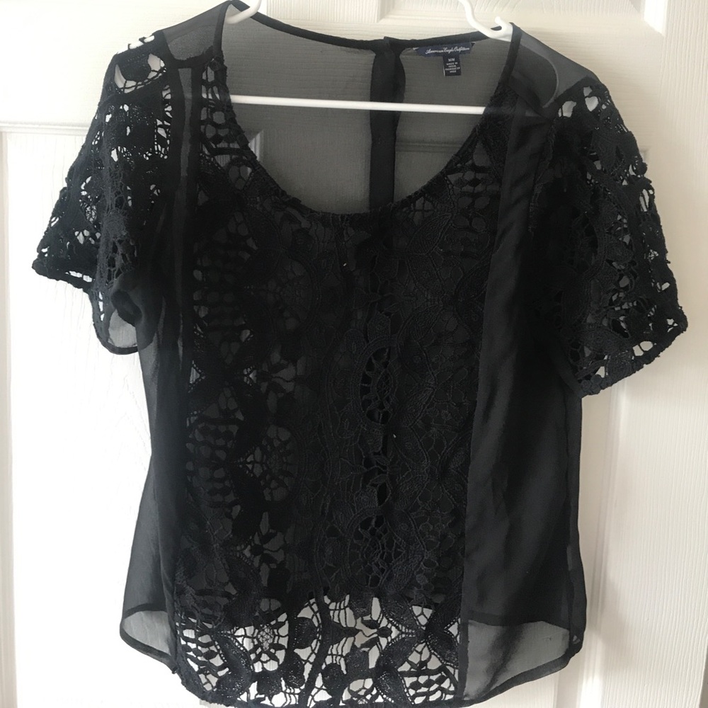 Flowy Lace Shirt from American Eagle
