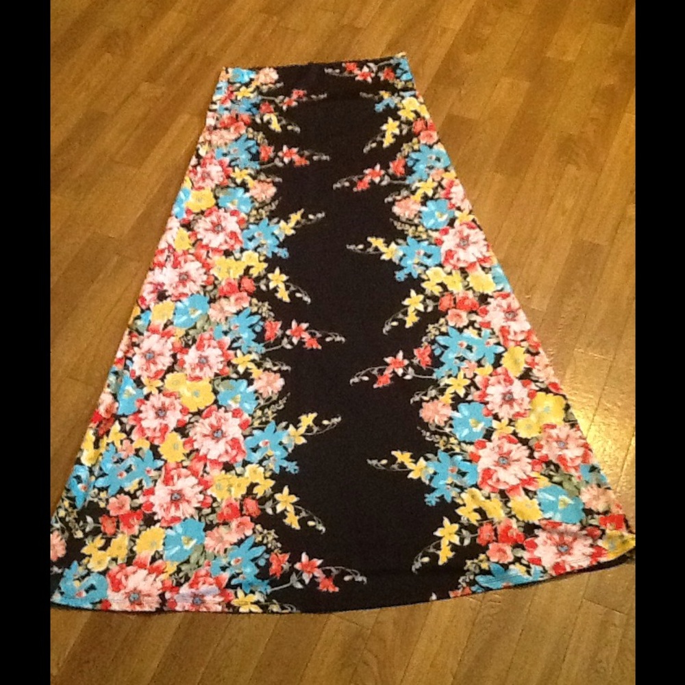 Floral Maxi Skirt