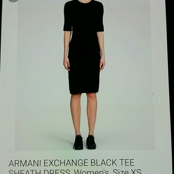 Armani Exchange  black mini dress - Picture 4 of 8