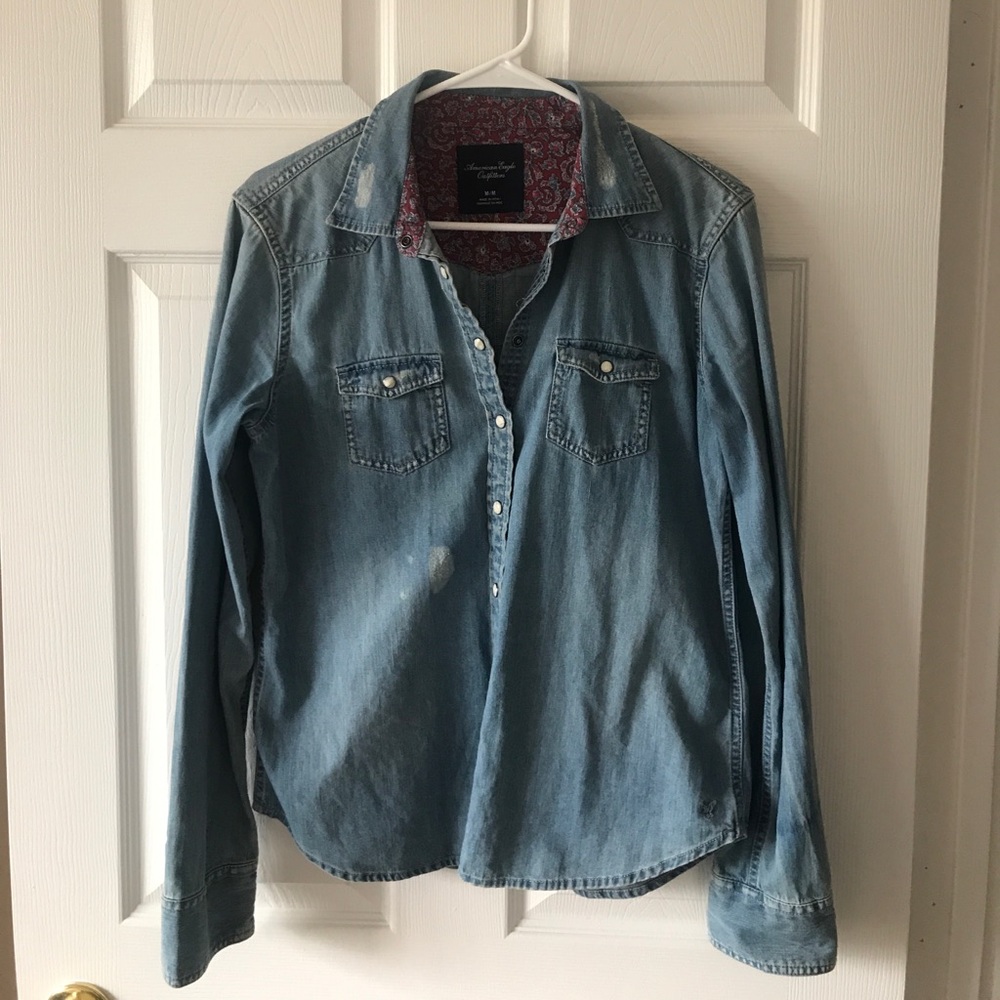 Vintage Denim Button Up