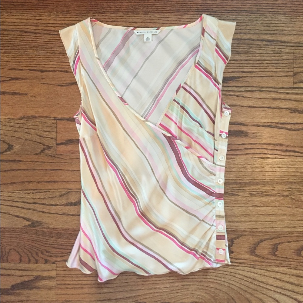 Beautiful silk top from Banana Republic