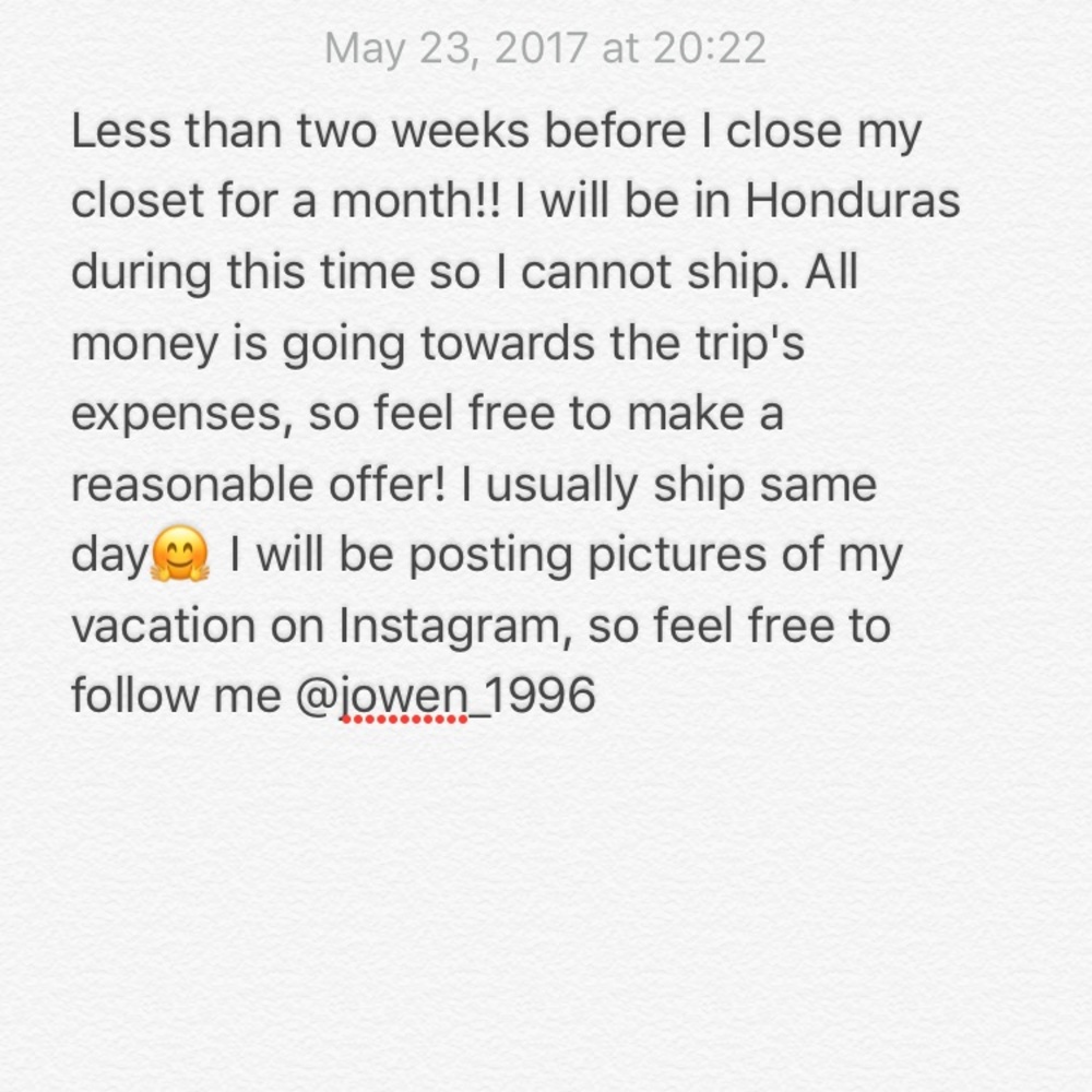 Less than two weeks before I go on vacation!!
