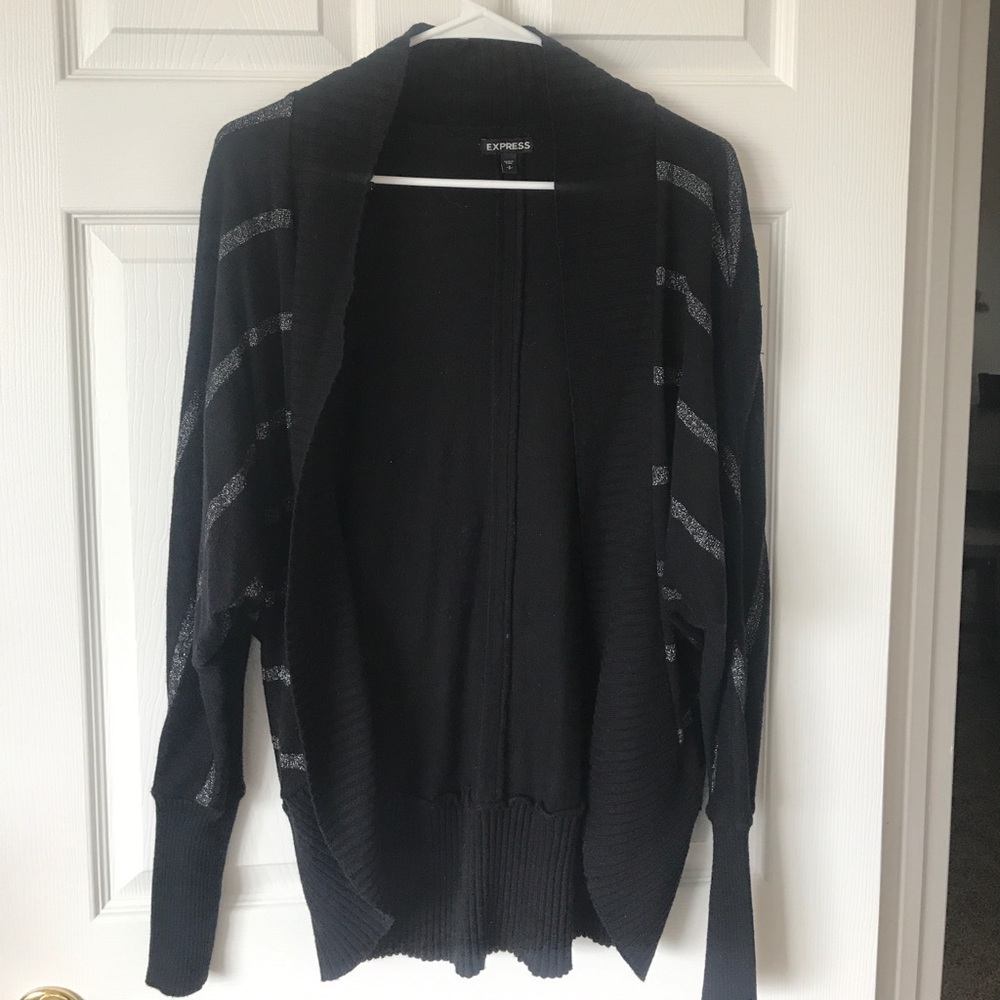 Slouchy Black EXPRESS Cardigan